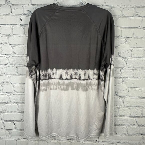 Huk Mens Salt Stripe Pursuit Performance Fishing Shirt, Size Large, Volcanic Ash - Picture 6 of 8